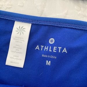 Royal blue Athleta bikini set